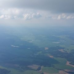 Flugwegposition um 15:12:02: Aufgenommen in der Nähe von Okres Plzeň-sever, Tschechien in 2153 Meter